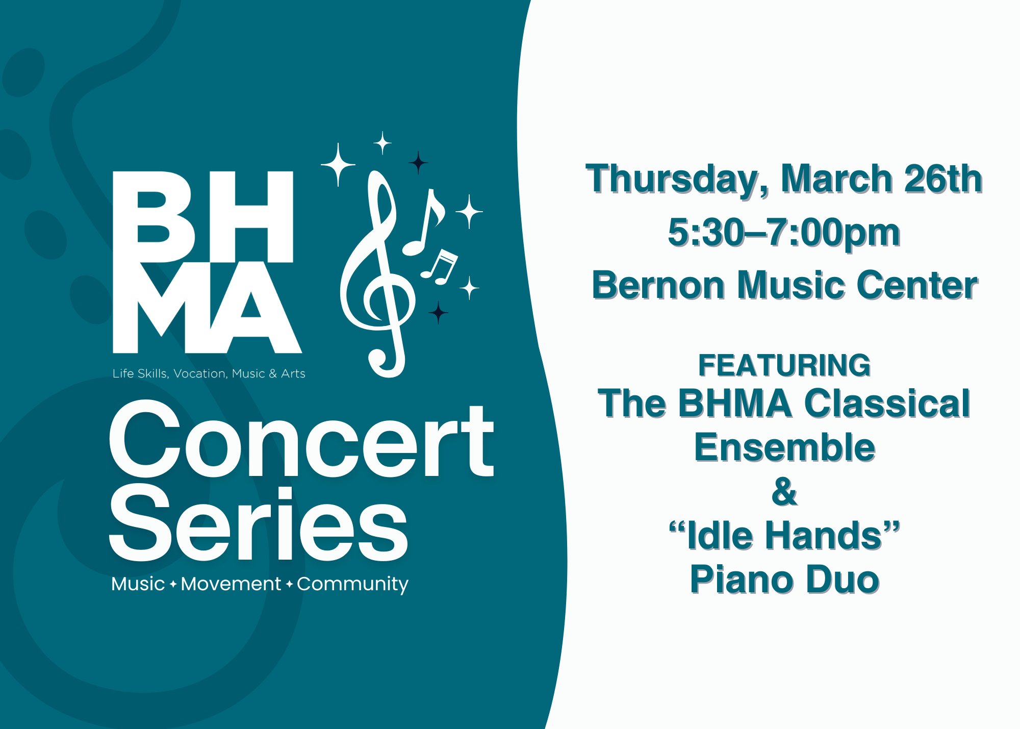 March Concert Series at BHMA